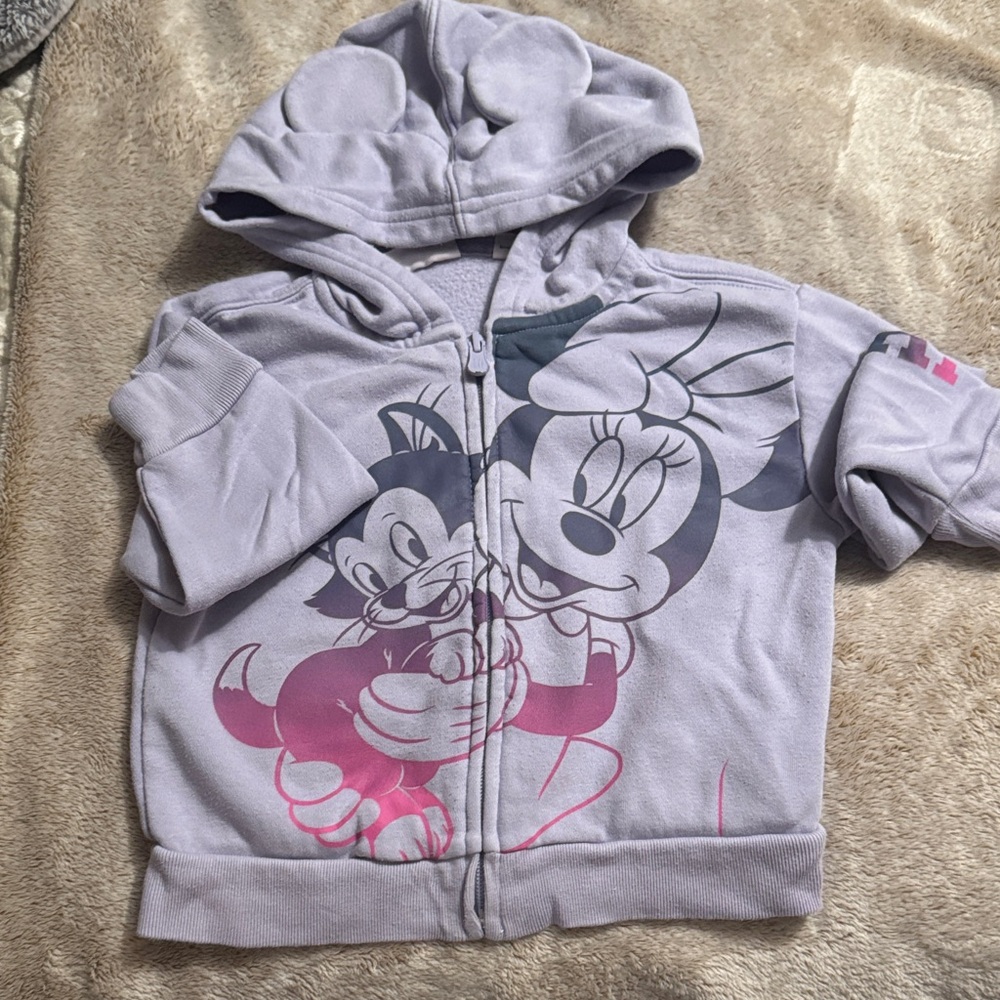 GAP Kids Hoodie -Minnie Purple with Pink